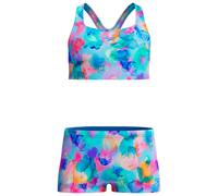 Speedo - Kid's Print Racerback Two Piece - Bikini - 152 - periwinkle blue