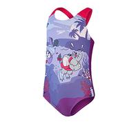 Speedo Learn To Swim Printed Racerback Swimsuit Violet 6-9 Months Fille