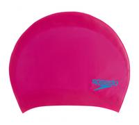 Bonnet de bain junior speedo pour cheveux longs rose bleu
