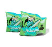 Brassards Speedo Learn To Swim Printed Character vert bleu clair noir enfant