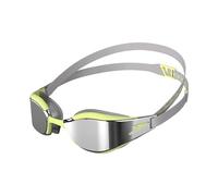 Speedo - Lunettes de natation FASTSKIN HYPER ELITE - Adulte (Taille unique) (Gris/Vert/Gris vif)