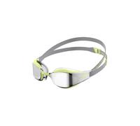 Speedo Fastskin Hyper Elite Mirror Goggles - Grey/Green/Chrome - Adult