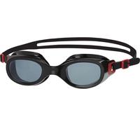 Speedo - Lunettes de natation "Futura Classic" pour hommes/femmes unisexe CS1477 (taille unique) (Gris fumé/Rouge)