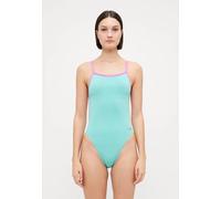 Speedo Maillot de bain Eco+ Solid Vback Femme Bleu - Notre sélection de maillots de bain 1 pièce femmes 34