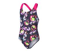 Speedo Maillot de Bain Fille Allover Splashback Bleu