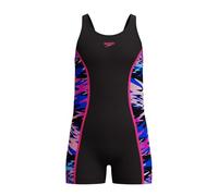 Speedo Maillot de Bain Hyperboom Splice Muscleback pour Fille, Noir, 10