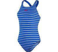 Speedo - Maillot de bain "Medalist" pour femme CS1748 (50 FR) (Bleu/Blanc)