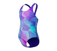 Maillot de bain speedo allover splashback violet rose fille