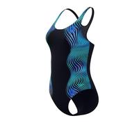 Speedo - Women's Print Medalist One Piece - Maillot de bain - 48 - anthracite