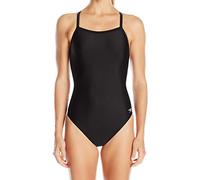 Speedo Maillot de Bain Une pièce Powerflex Flyback uni Adulte Couleurs d'équipe Maillot de Bain Une pièce