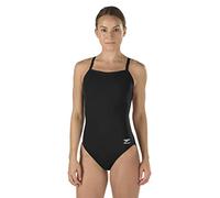 Speedo Maillot de Course Endurance + Solide Flyback Training Suit, Femme, 819016-006, Noir/Noir, 32