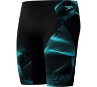 Speedo max compress jammer black/turquoise s - uk32