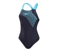 Speedo Medley Logo 1 pièce Maillot de Bain, Bleu Marine, 36 Femme
