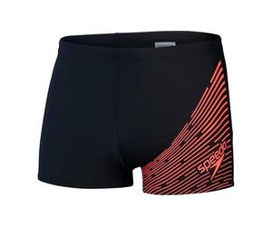 Speedo Medley Logo Aquashort Black Red - Boxer Homme Natation - Taille Maillot de Bain - 85