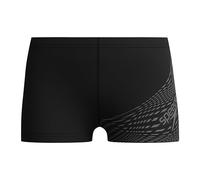 Speedo Medley Logo Aquashort pour Garçon, Black/USA Charcoal, 11 années-12 années