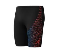 Speedo Medley Logo Brouilleur de Natation pour Homme, Black/Neon Coral, 32