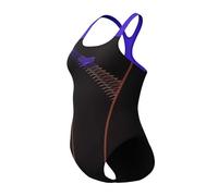 Speedo Medley Logo Maillot de Bain Une Pièce pour Femme, Bright Peach, 30
