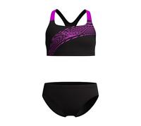 Speedo Medley Maillot de bain 2 pièces pour fille avec logo Diva, Diva, 5-6 ans