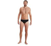 Speedo Men's Essential Eco Endurance+ 7cm Swimming Briefs| Chlorine Resistant | Recycled Fabric | Swim Fitness | Training | Holiday, Black, 42