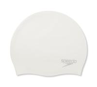 Speedo Bonnet de bain en silicone Adultes Blanc/Argent