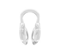 Speedo Noseclip Biofuse Unisexe pour Adulte | Confort en Silicone | Design Ergonomique, Transparent, Taille Unique