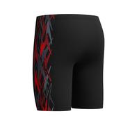 Speedo Placement Jammer Maillot de bain pour garçon Anthracite/rouge à haut risque