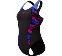 Speedo Placement Laneback One Piece Femme, Speedo Noir, 46