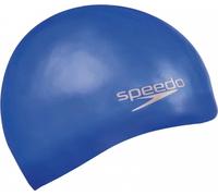 Speedo Plain Moulded Silicone Cap - Schwimmkappe, Farbe:blau