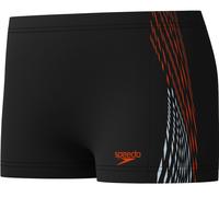 Speedo plastisol placement aquashort boy black/orange 164cm