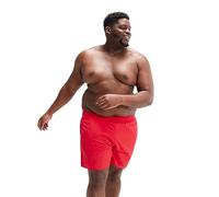 Speedo Plus Size Essential 16" Short de Bain Homme, Rouge Anglais, 48