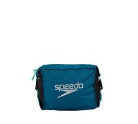 Speedo Sac Pool Side Bag 5L – Mixte adulte – Bleu/Noir/Vert – Taille unique