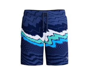 Speedo Print 4way Flex 18" Short de Bain pour Homme, Peacoat, 34