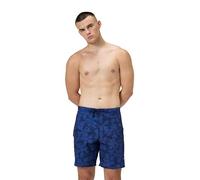 Speedo Print Boardshort 18" Short de Bain pour Homme, Peacoat, 34