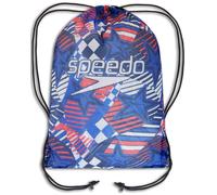 Speedo printed mesh bag bleu/rouge