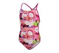 Speedo Punk Floral Lane Line Back Allover Maillot de Bain pour Fille