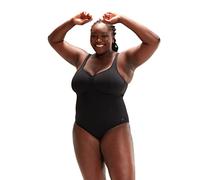 Speedo Shaping AquaNite 1 Piece Maillot de Bain Femme, Noir, 34