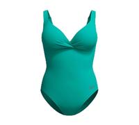 Speedo Shaping Cross Knot Maillot de Bain Une Pièce pour Femme, Turquoise Gem, 36
