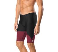 Speedo Short de Bain de Type Jammer Standard pour Homme, modèle à épissure Endurance+, Noir/Rouge étincelle, Taille 90