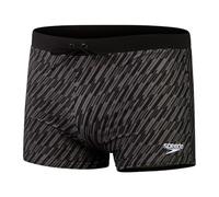 Speedo Short de bain Valmilton Homme - Noir/Gris Tourterelle - Séchage rapide - Taille 40