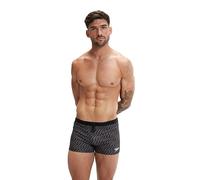 Speedo Valmilton Short de Bain, Noir/Gris Tourterelle, 40 Homme
