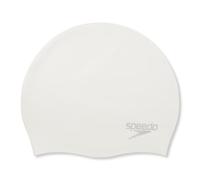 Speedo Bonnet de bain en silicone Adultes Blanc/Argent