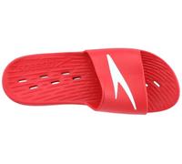 Speedo Slide Sandales pour Homme, Rouge/Blanc, 46