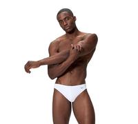 Speedo Slip de Bain pour Homme avec Ceinture Confortable, Mini Blanc, 30