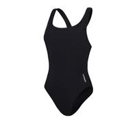 Speedo Solid Scoop Mesh 1 Swimsuit | One Piece | Swim Training | Soft Feel | Stylish Design Maillot de Bain, Anthracite, L Femme