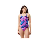 Speedo Solid Turnback Printed Rose 40
