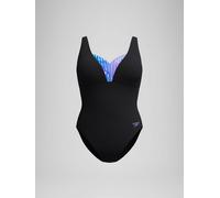 Speedo Speedo Black DD+ Cup Size Shaping Printed Opus Gem Swimsuit