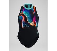 Speedo Speedo Black Printed Swim Swimsuits