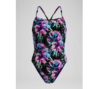 Speedo Speedo Black Printed V-Back 2.0 Swimsuit