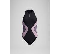 Speedo Speedo Black Womens Colourblock Swimsuit