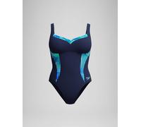 Speedo Speedo Black Womens Shaping Printed Luna Elustre Swimsuit